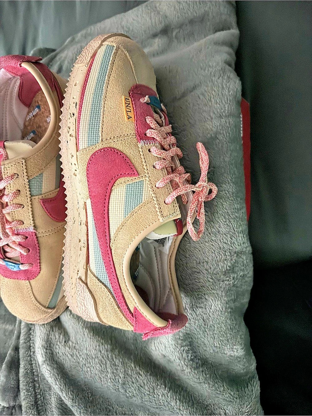 Vans Pink & Beige Sneakers